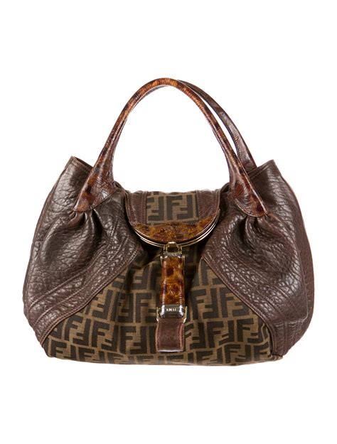 fendi brown handbag.